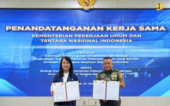 Kementerian PU dan TNI Bangun Infrastruktur Strategis