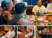 Prabowo Bahas Strategi Ekonomi Nasional di Hambalang