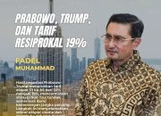 Menilik Cuplikan Tulisan Fadel Muhammad : Prabowo, Trump dan Tarif Resiprokal 19 Persen