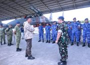 Menhan Tinjau Alutsista Strategis TNI-AU