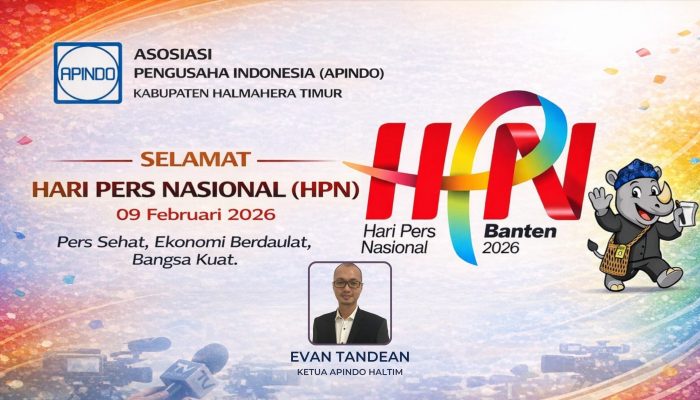 BERITA IKLAN : APINDO Halmahera Timur Mengucapkan Selamat Hari Pers Nasional (HPN) 2026